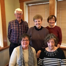 Norman Phillips, Judy Kelly Augspurger, Zona Steege Guttschow, Mary Moran, Martha Valentine Carlton.jpeg