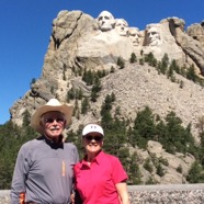 John & Camilla Travers at Mt. Rushmore before Covid